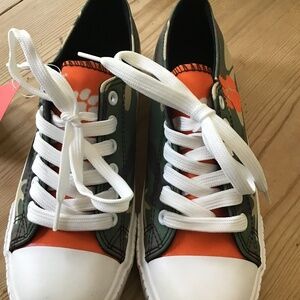 Foco Clemson Tigers Camo Sneakers Womens Sz 8 Low Top Shoes NWT
